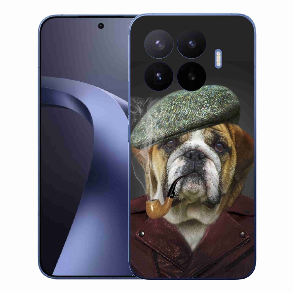 Gelový kryt mmCase na Xiaomi 17T Pro - pes s fajfkou