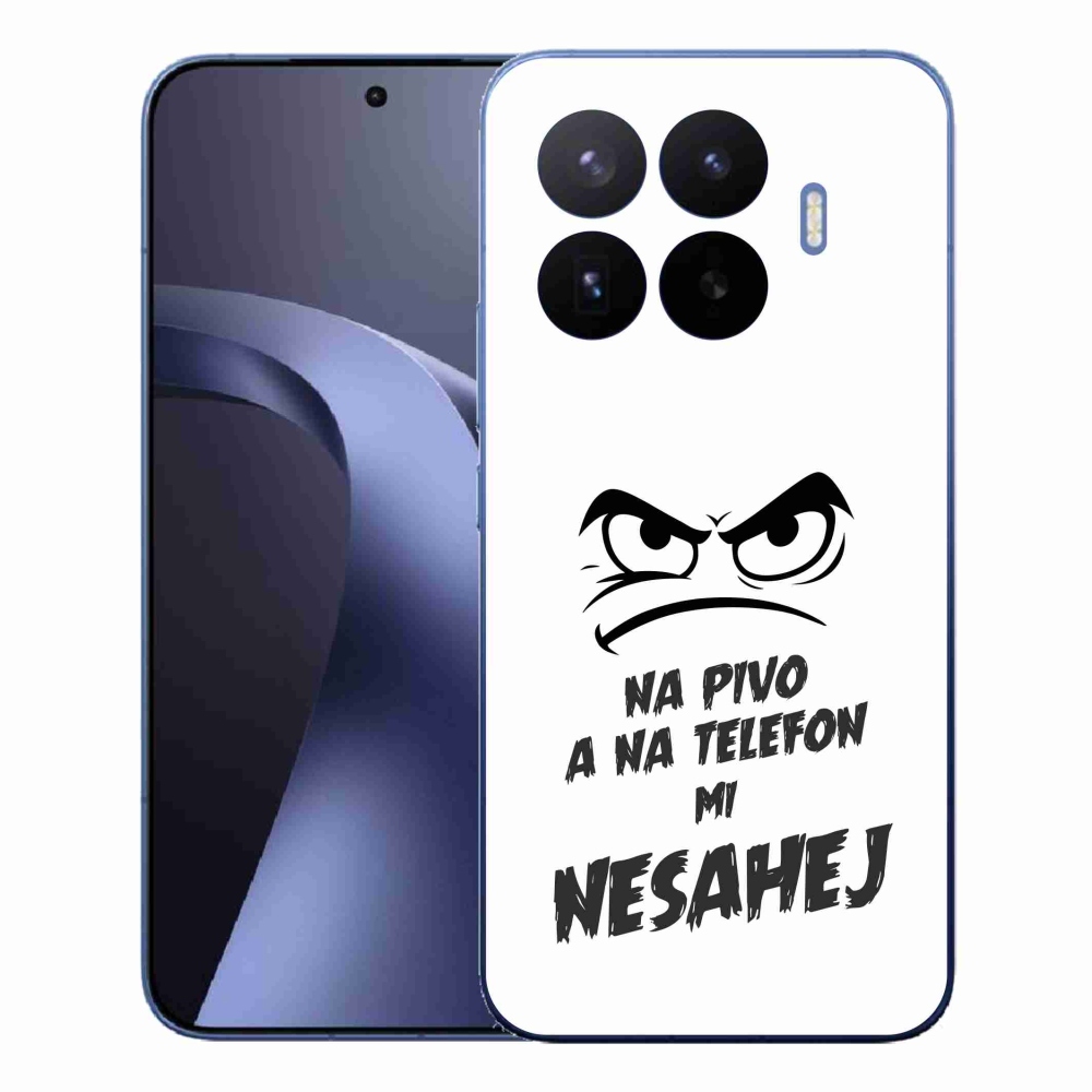 Gelový kryt mmCase na Xiaomi 17T Pro - pivní motiv 2 bílé pozadí