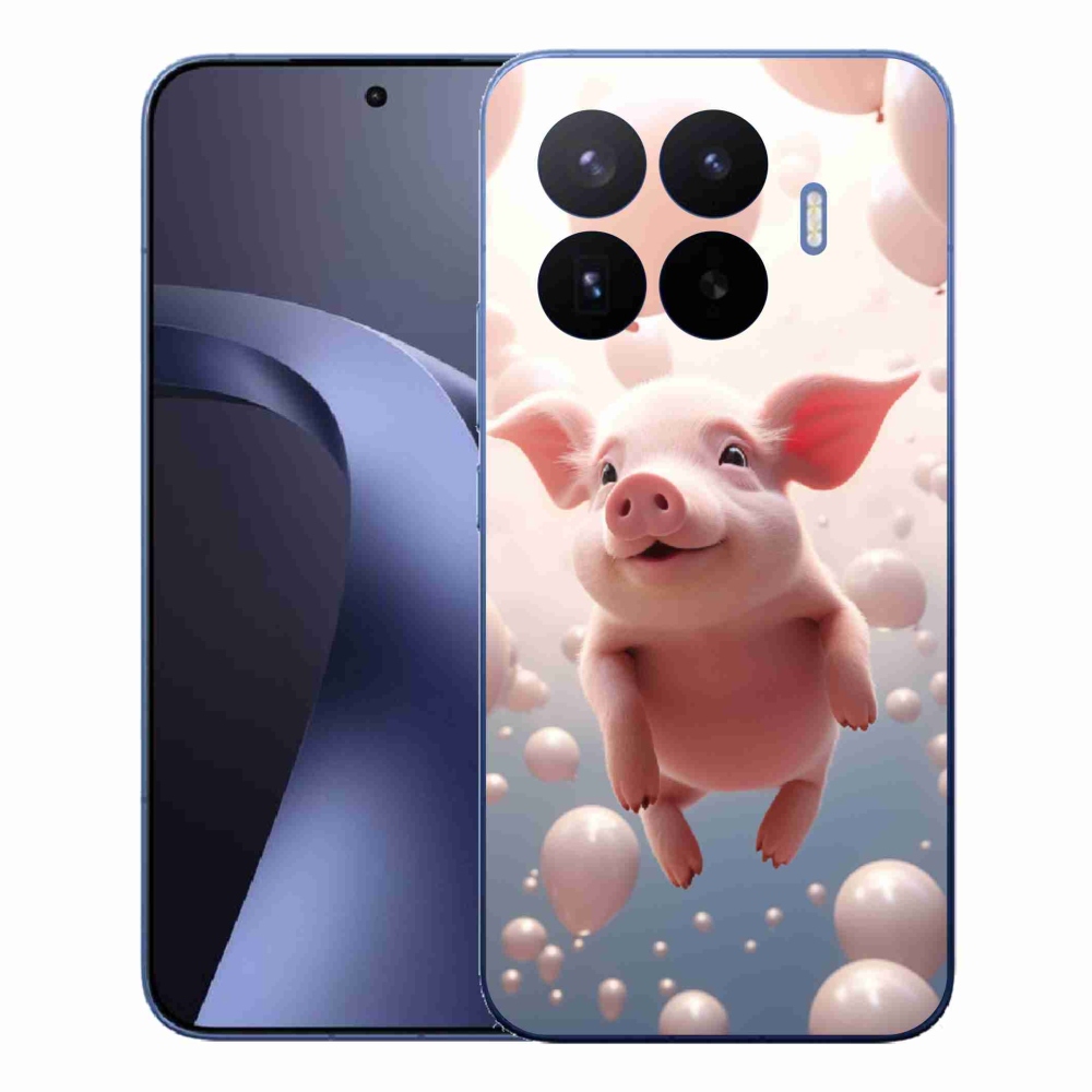 Gelový kryt mmCase na Xiaomi 17T Pro - prasátko s balónky