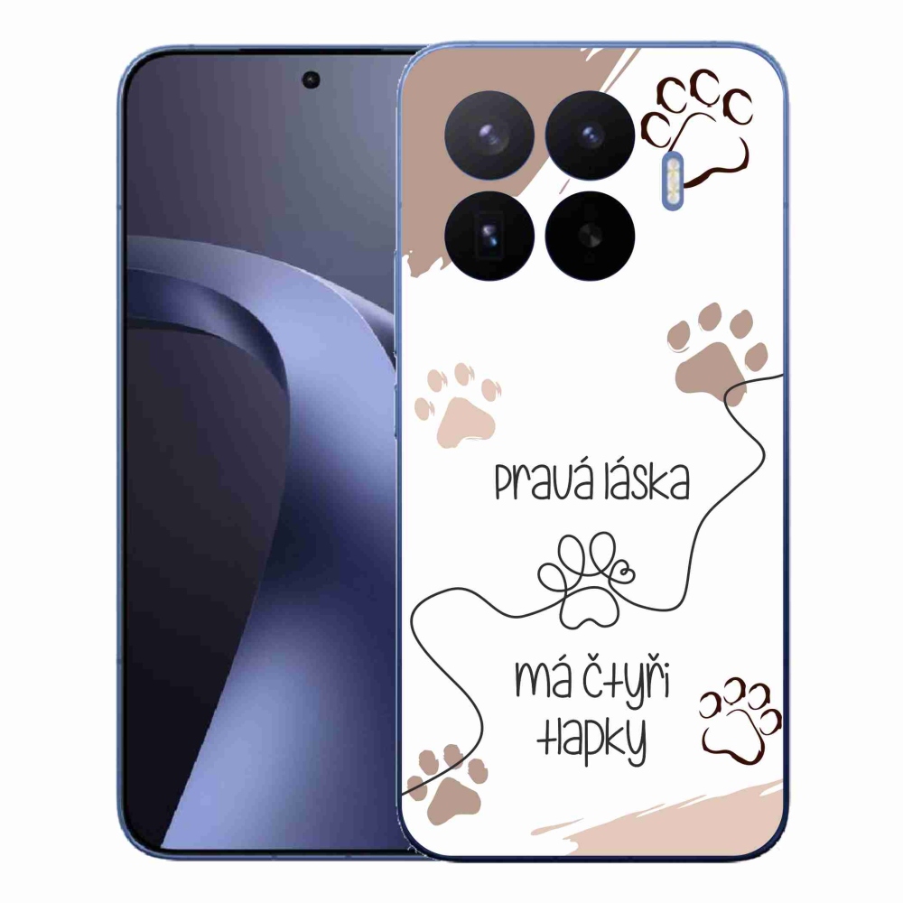 Gelový kryt mmCase na Xiaomi 17T Pro - psí motiv 1 bílé pozadí