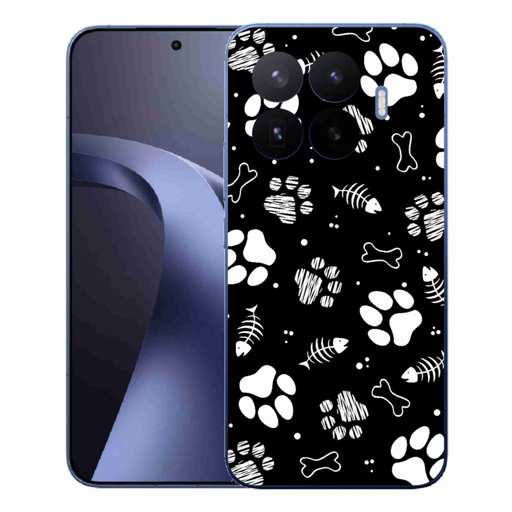 Gelový kryt mmCase na Xiaomi 17T Pro - psí tlapky