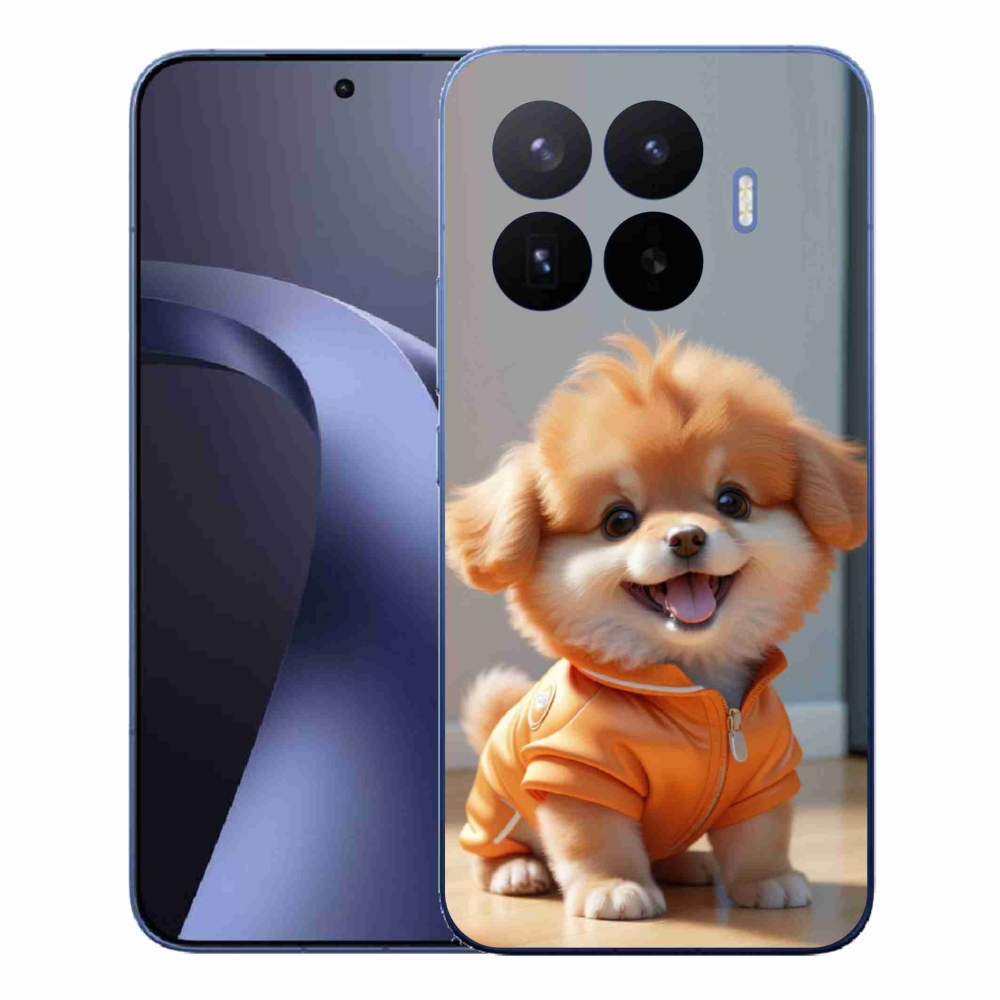 Gelový kryt mmCase na Xiaomi 17T Pro - roztomilý pomeranian v mikině