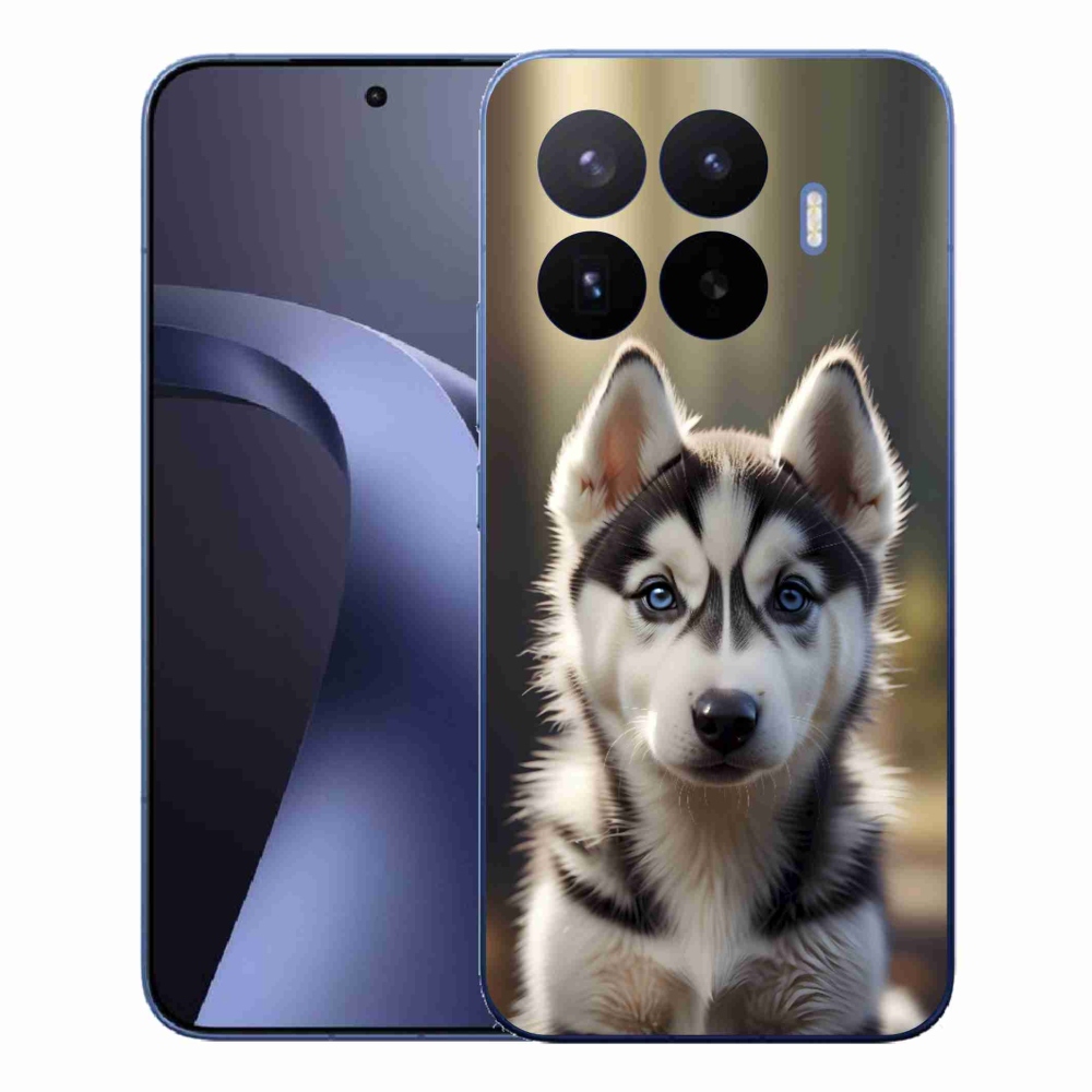 Gelový kryt mmCase na Xiaomi 17T Pro - roztomilý sibiřský husky