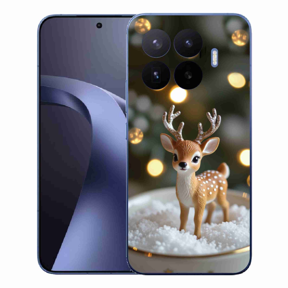 Gelový kryt mmCase na Xiaomi 17T Pro - roztomilý vánoční jelen