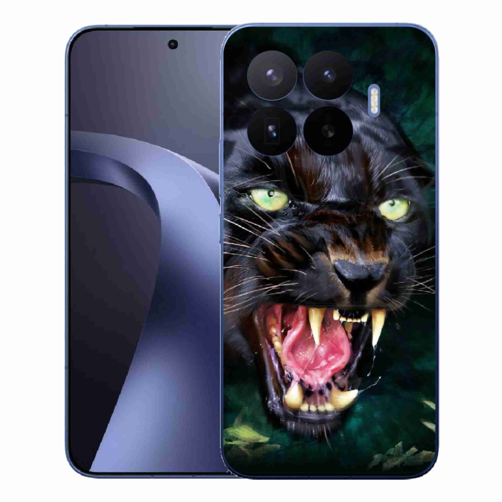 Gelový kryt mmCase na Xiaomi 17T Pro - rozzuřený černý panter