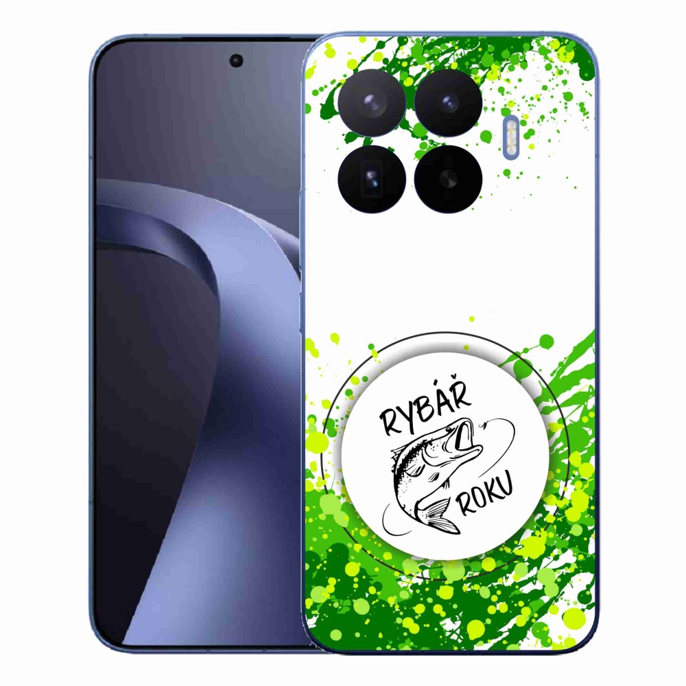 Gelový kryt mmCase na Xiaomi 17T Pro - rybář roku bílé pozadí