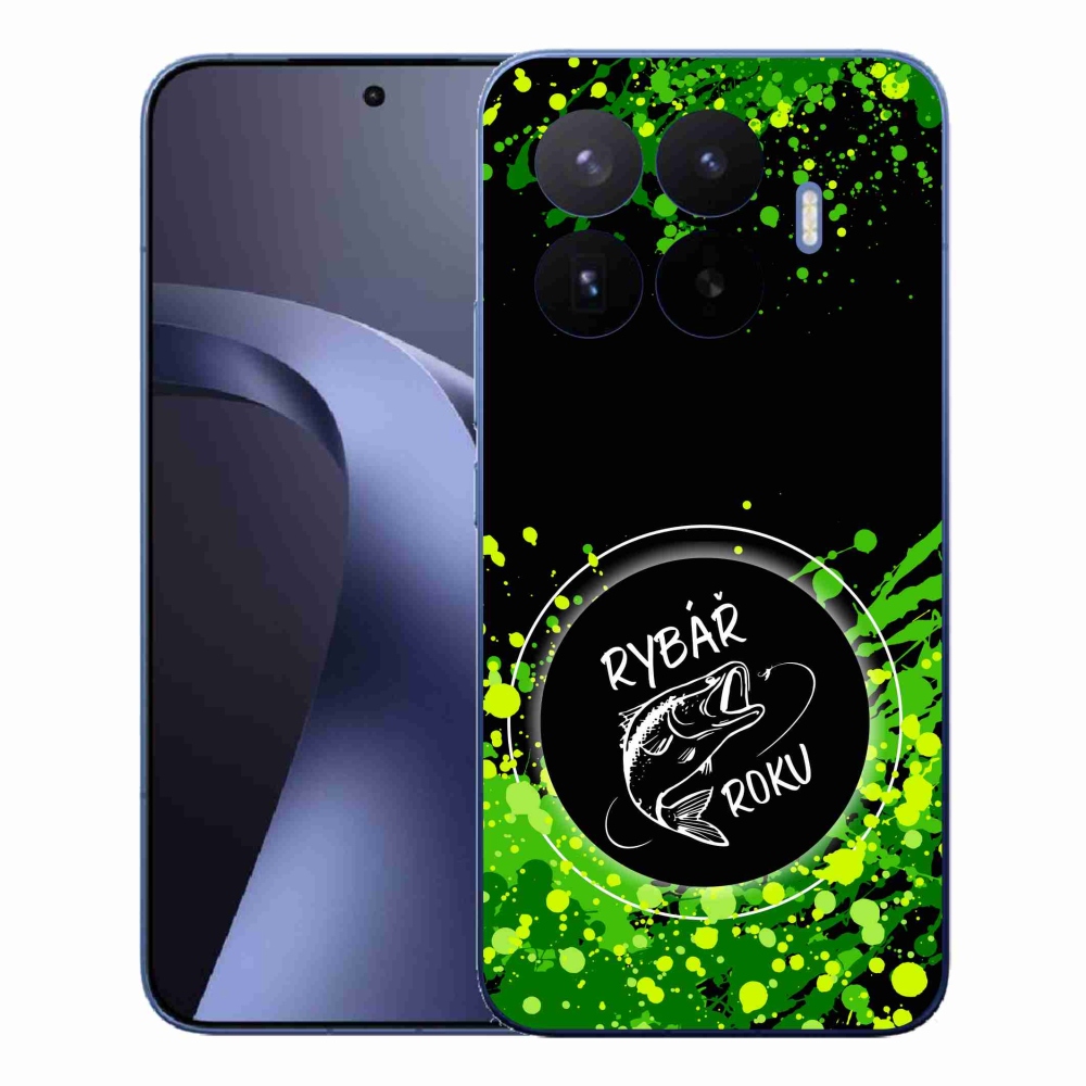 Gelový kryt mmCase na Xiaomi 17T Pro - rybář roku černé pozadí