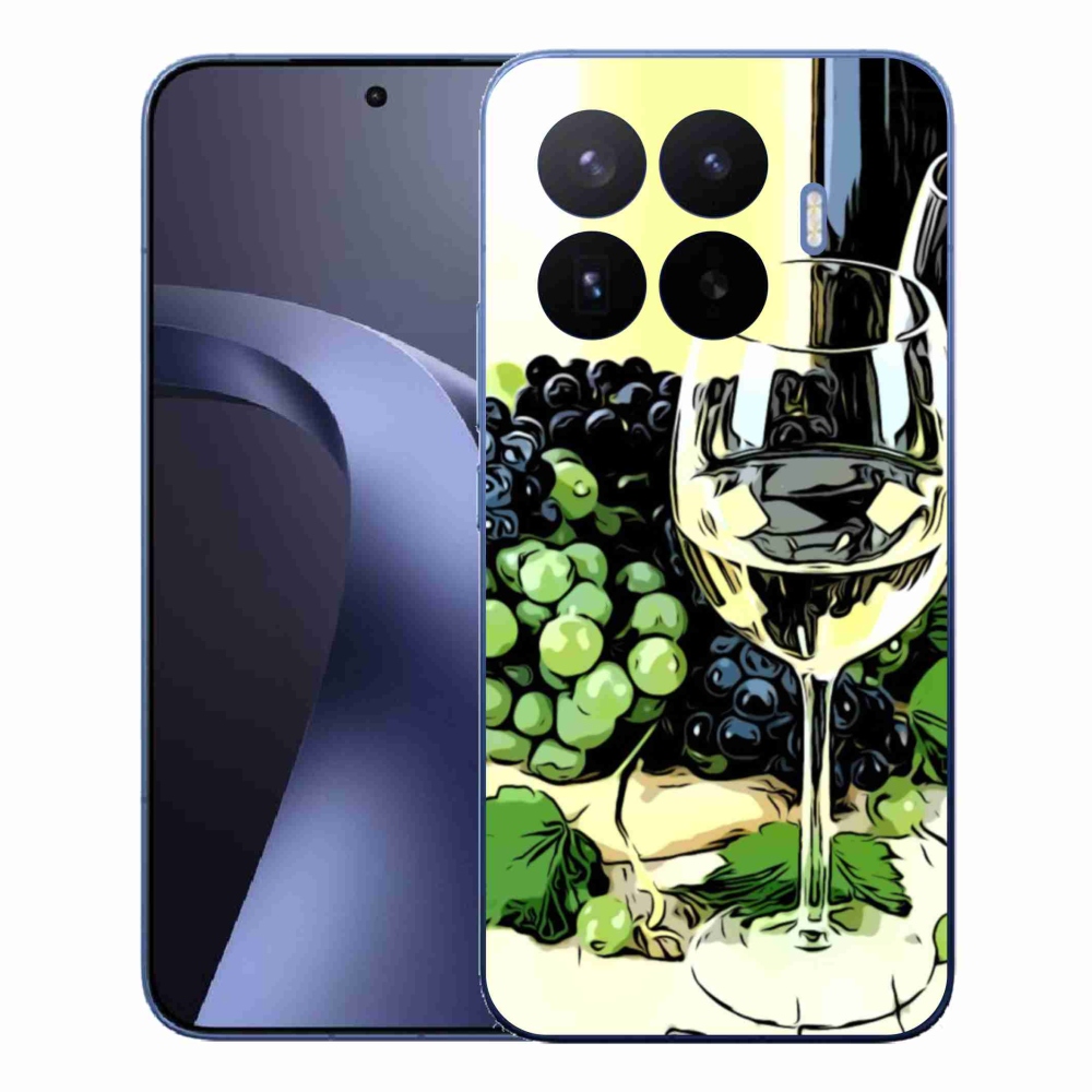 Gelový kryt mmCase na Xiaomi 17T Pro - sklenka vína