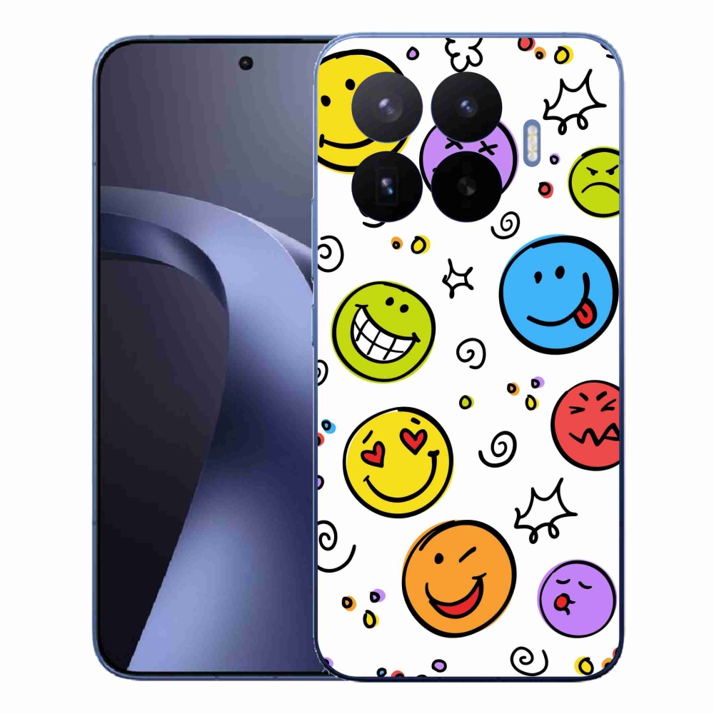 Gelový kryt mmCase na Xiaomi 17T Pro - smajlíci