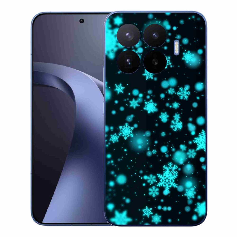 Gelový kryt mmCase na Xiaomi 17T Pro - sněhové vločky 1