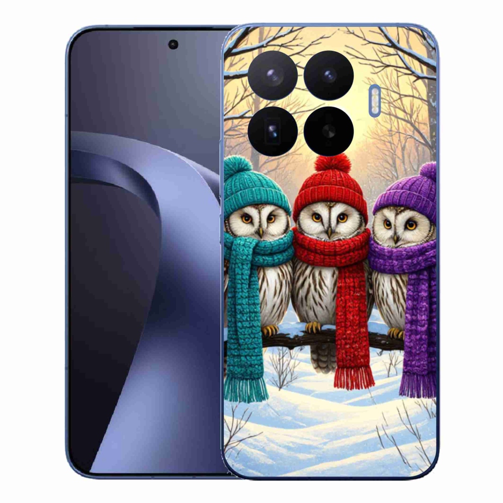 Gelový kryt mmCase na Xiaomi 17T Pro - soví přátelé