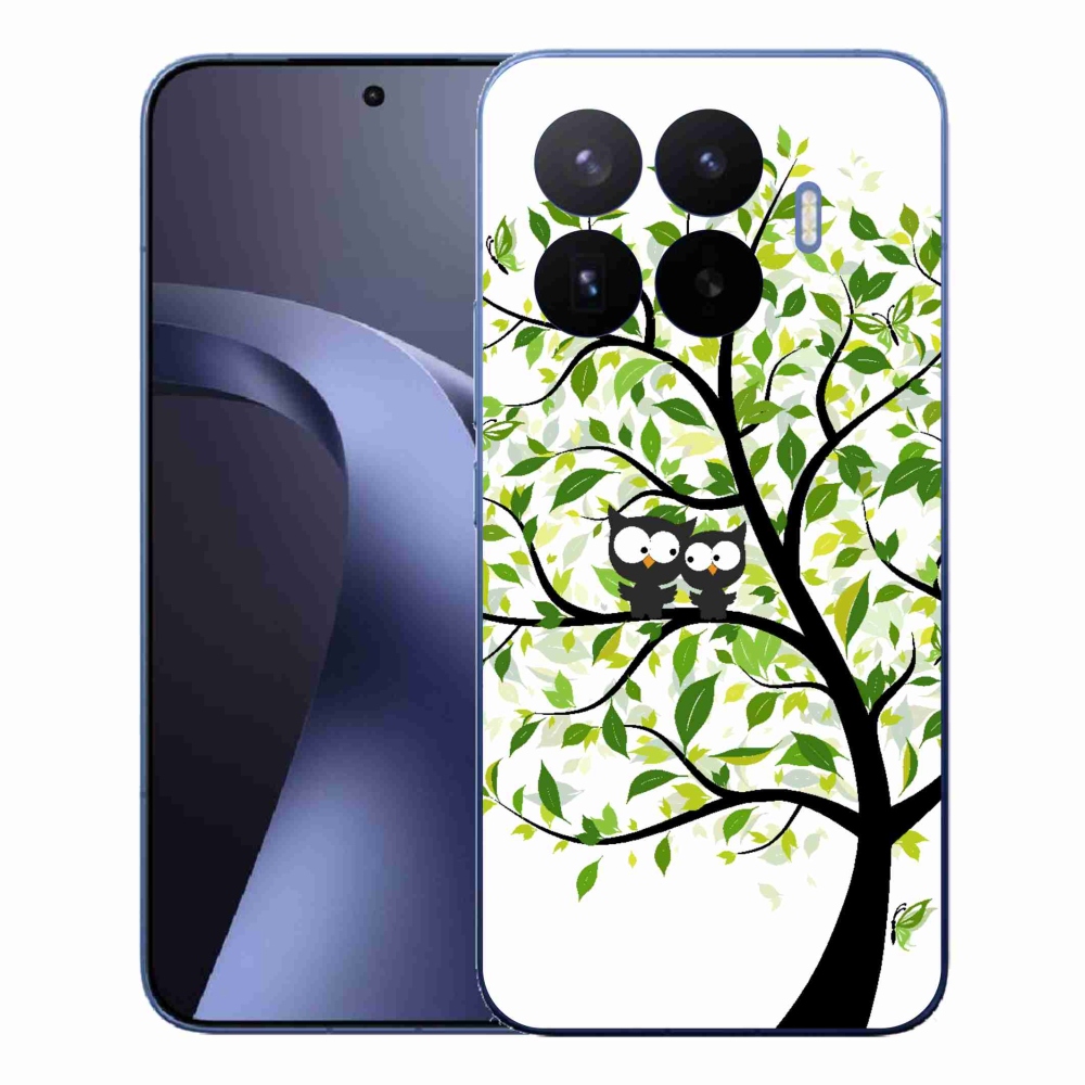 Gelový kryt mmCase na Xiaomi 17T Pro - sovičky na stromě