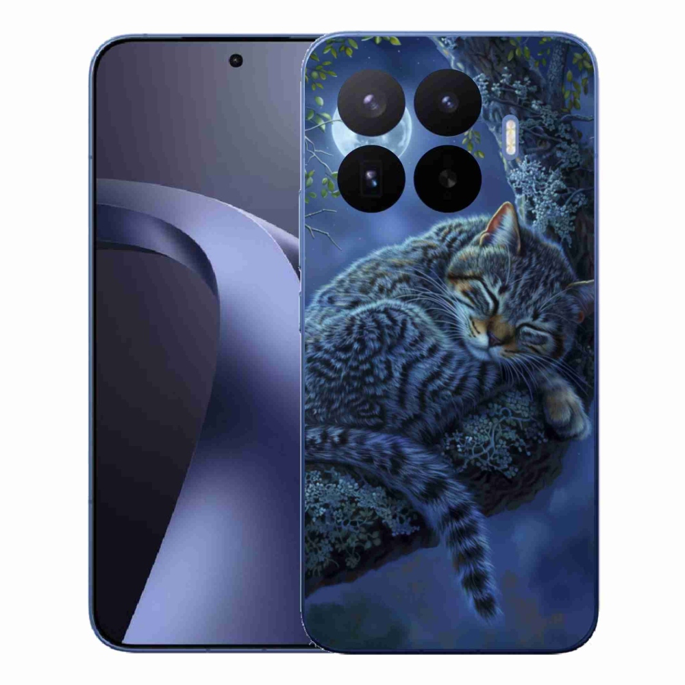 Gelový kryt mmCase na Xiaomi 17T Pro - spící kočka