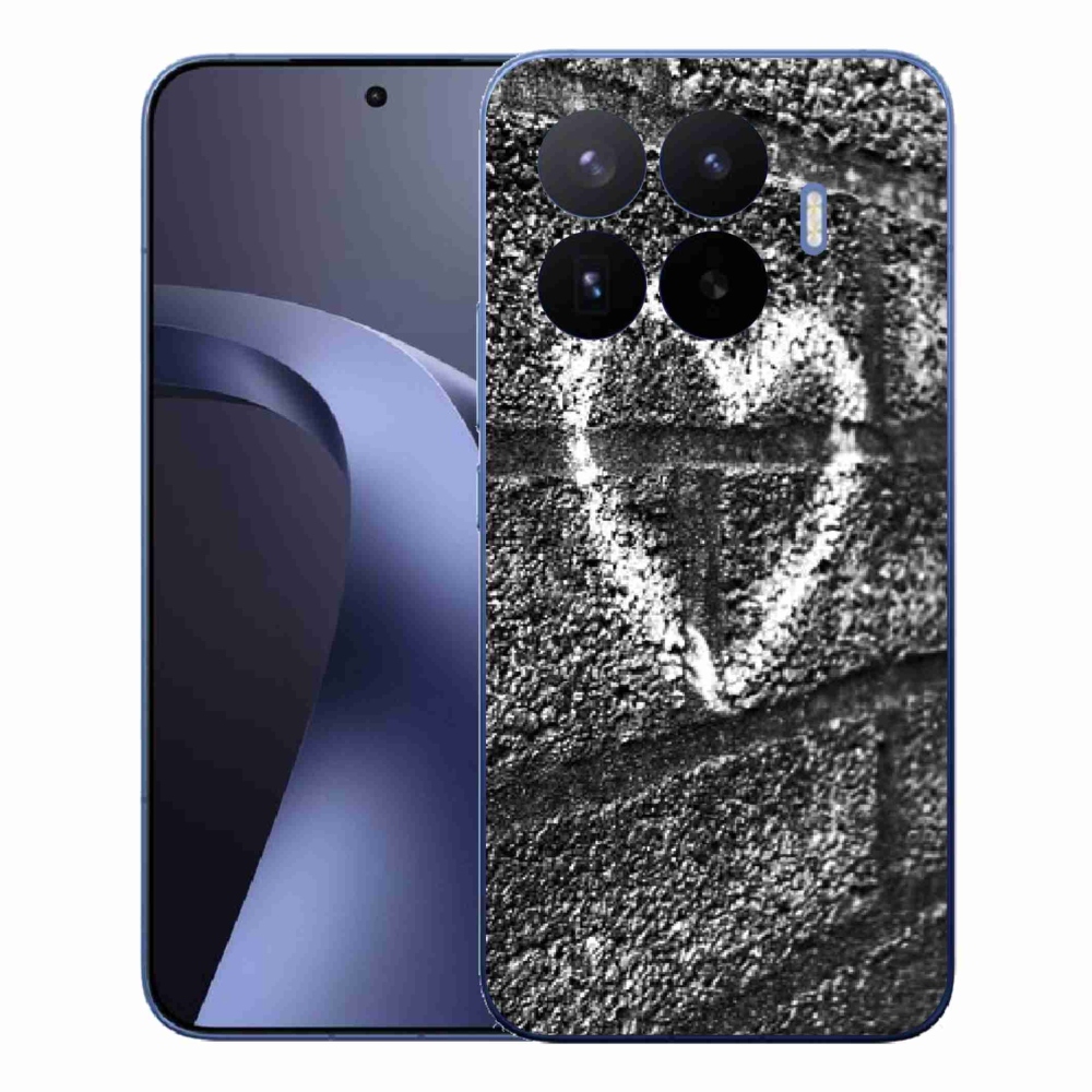 Gelový kryt mmCase na Xiaomi 17T Pro - srdce na zdi