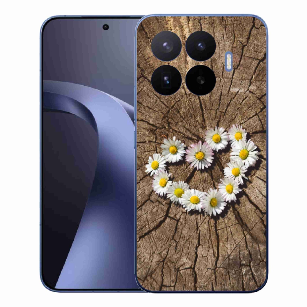 Gelový kryt mmCase na Xiaomi 17T Pro - srdce z kopretin