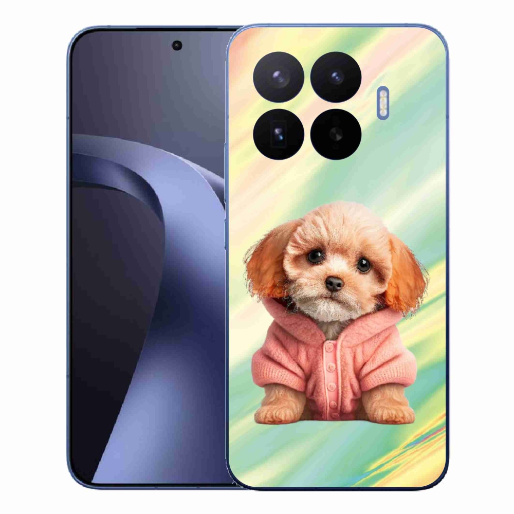 Gelový kryt mmCase na Xiaomi 17T Pro - štěně ve svetru