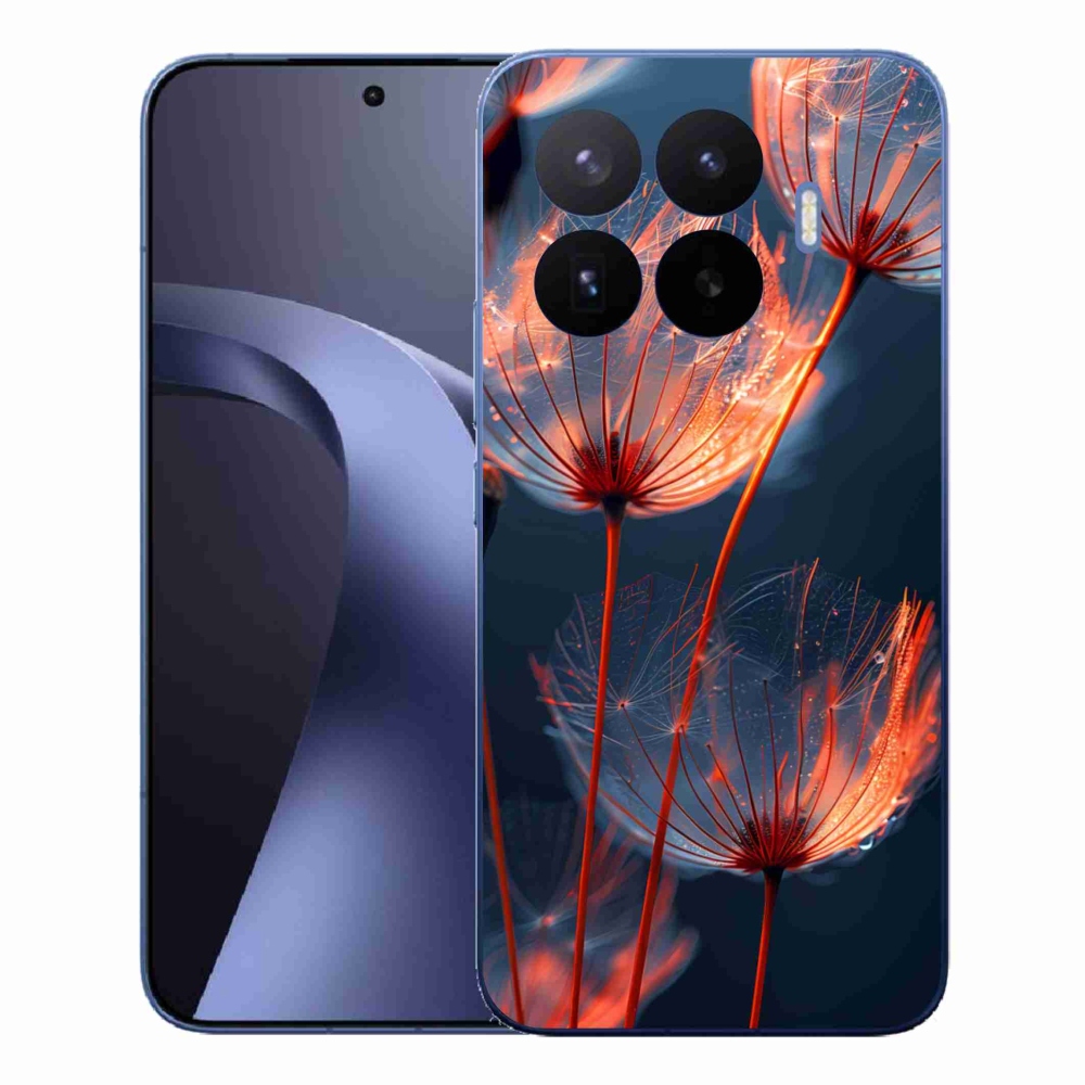Gelový kryt mmCase na Xiaomi 17T Pro - světélkující chmýří