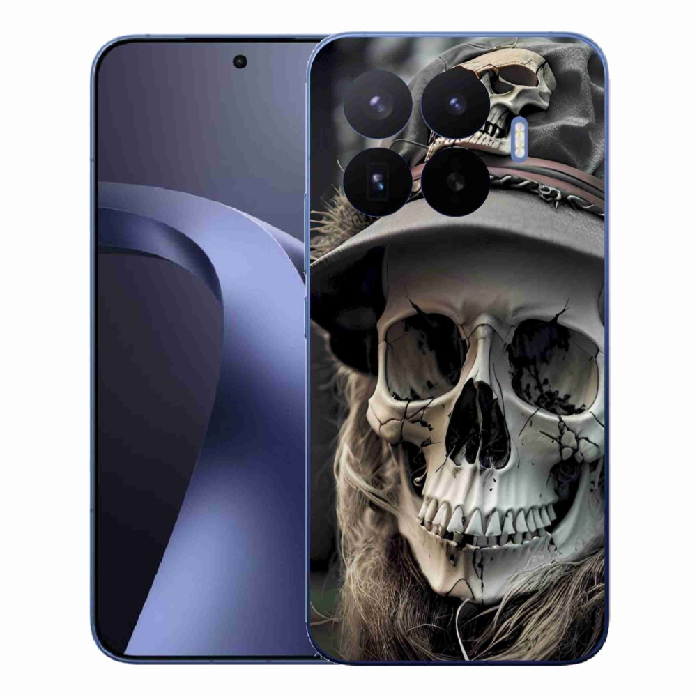 Gelový kryt mmCase na Xiaomi 17T Pro - temná lebka
