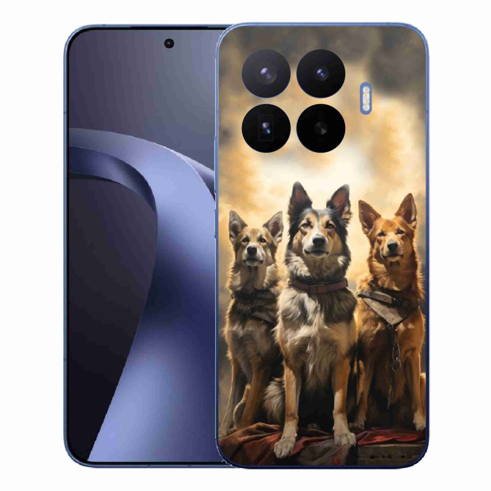 Gelový kryt mmCase na Xiaomi 17T Pro - tři psi