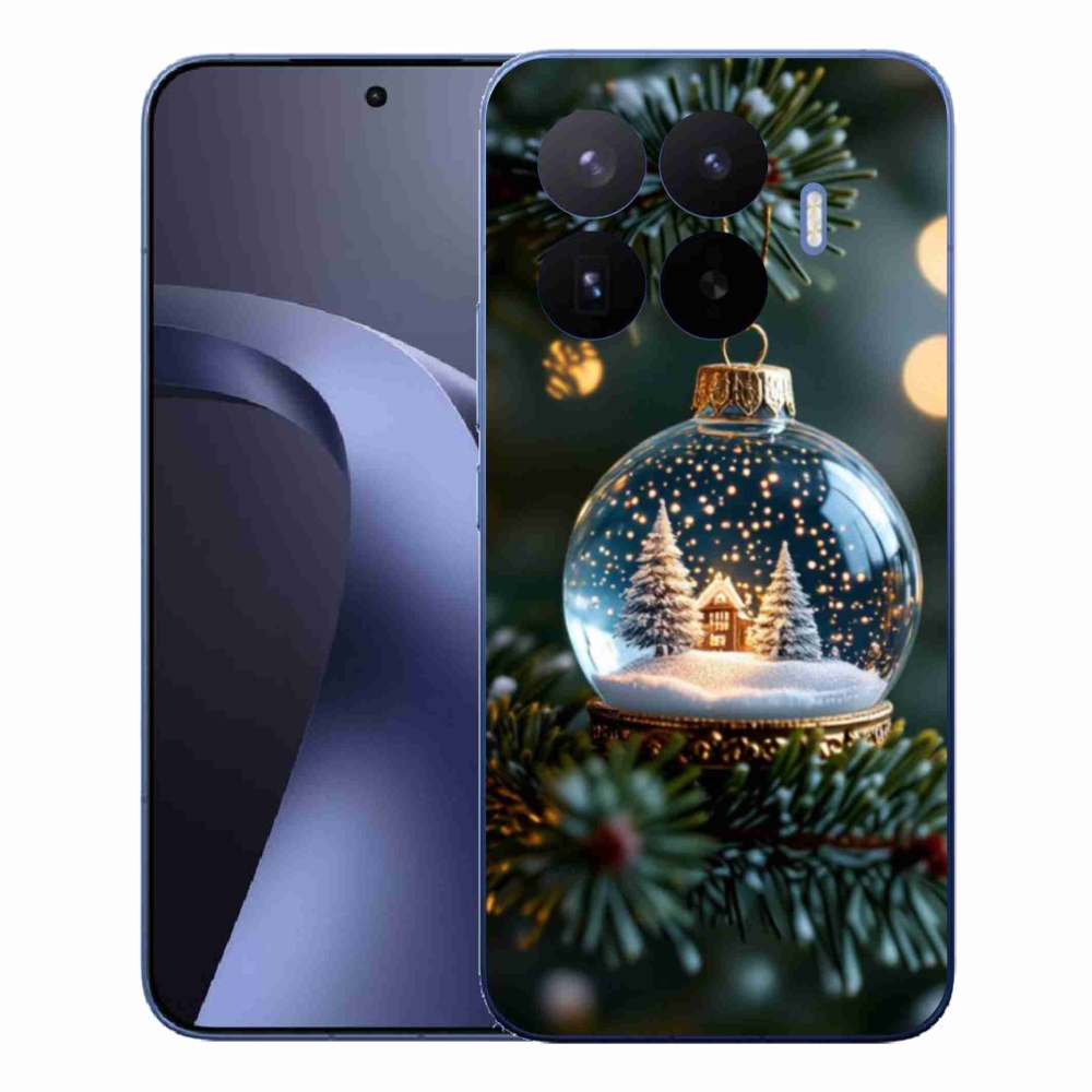 Gelový kryt mmCase na Xiaomi 17T Pro - vánoční koule 2