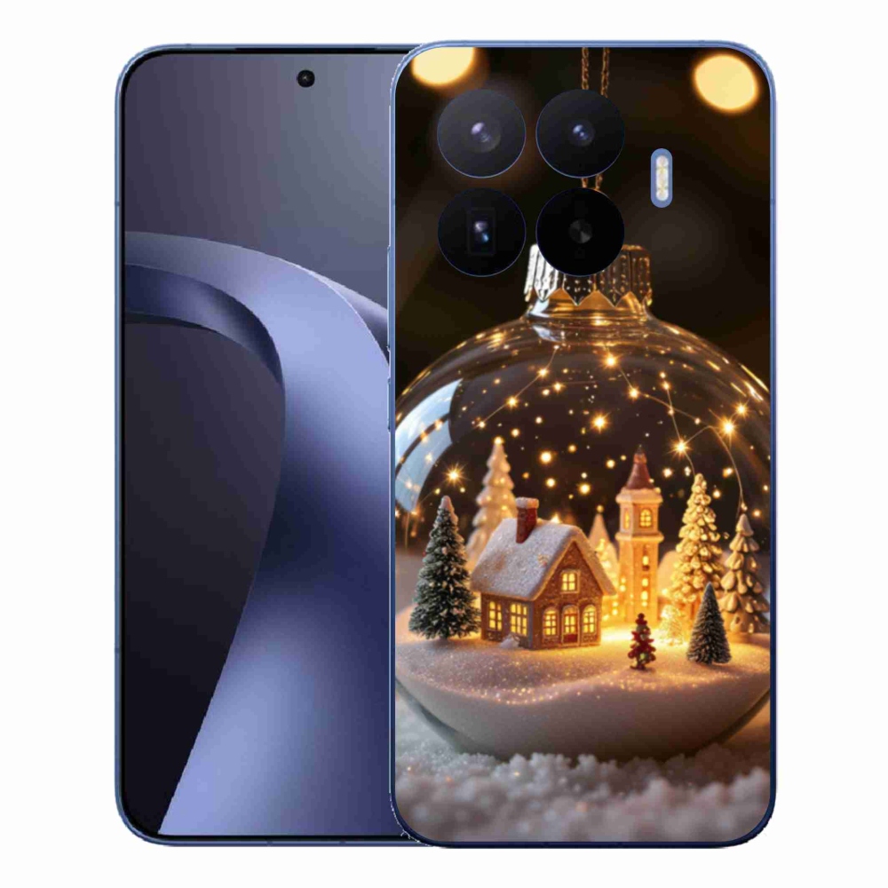 Gelový kryt mmCase na Xiaomi 17T Pro - vánoční koule 3