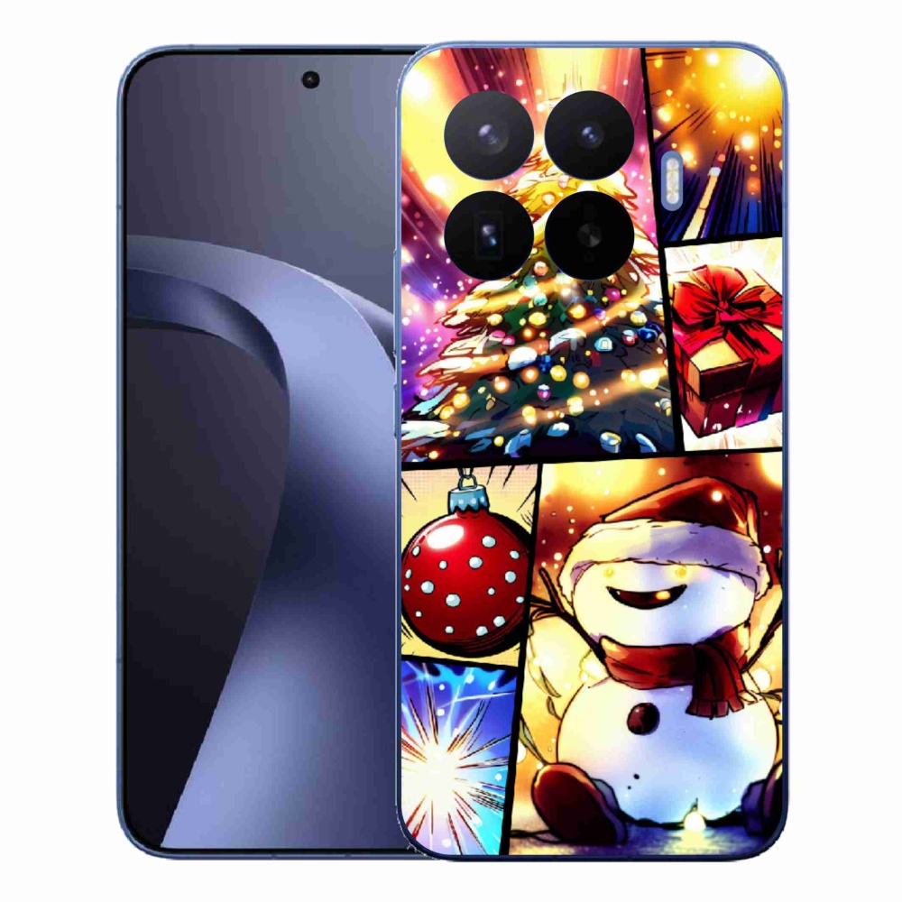 Gelový kryt mmCase na Xiaomi 17T Pro - vánoční motivy 1