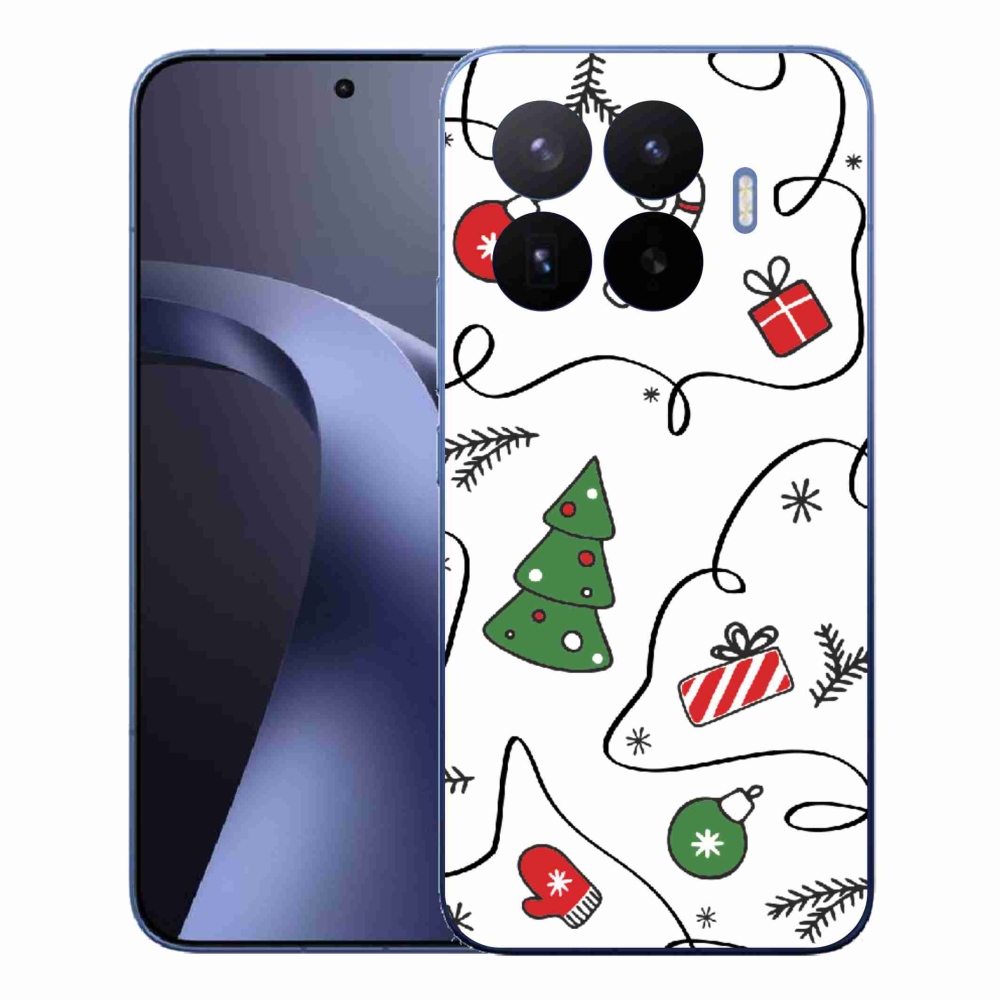 Gelový kryt mmCase na Xiaomi 17T Pro - vánoční motivy