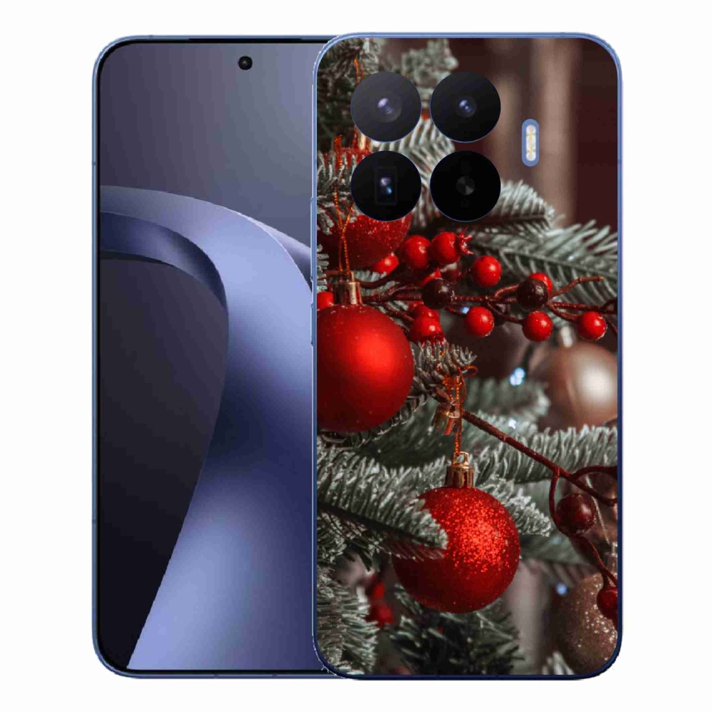 Gelový kryt mmCase na Xiaomi 17T Pro - vánoční ozdoby 2