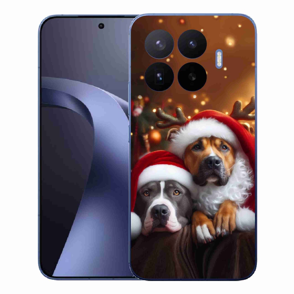 Gelový kryt mmCase na Xiaomi 17T Pro - vánoční psi