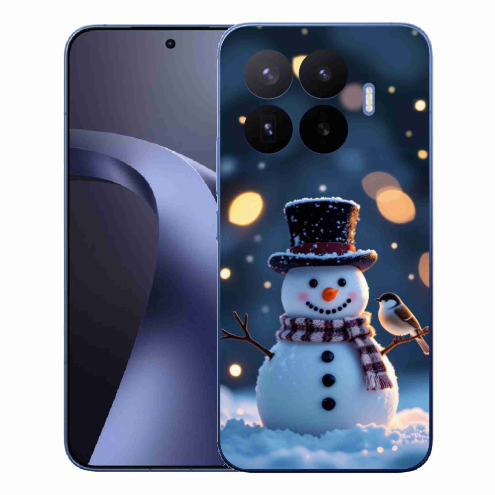 Gelový kryt mmCase na Xiaomi 17T Pro - vánoční sněhulák
