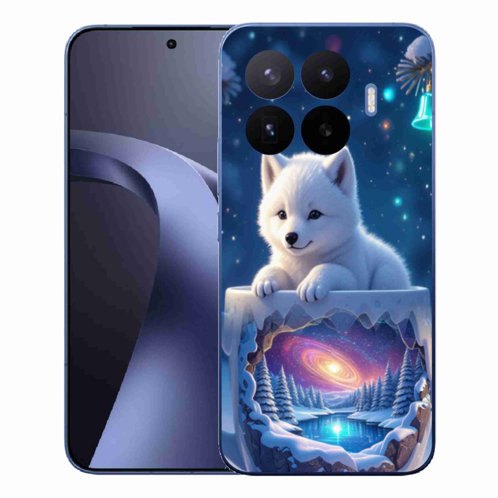 Gelový kryt mmCase na Xiaomi 17T Pro - vánoční štěně