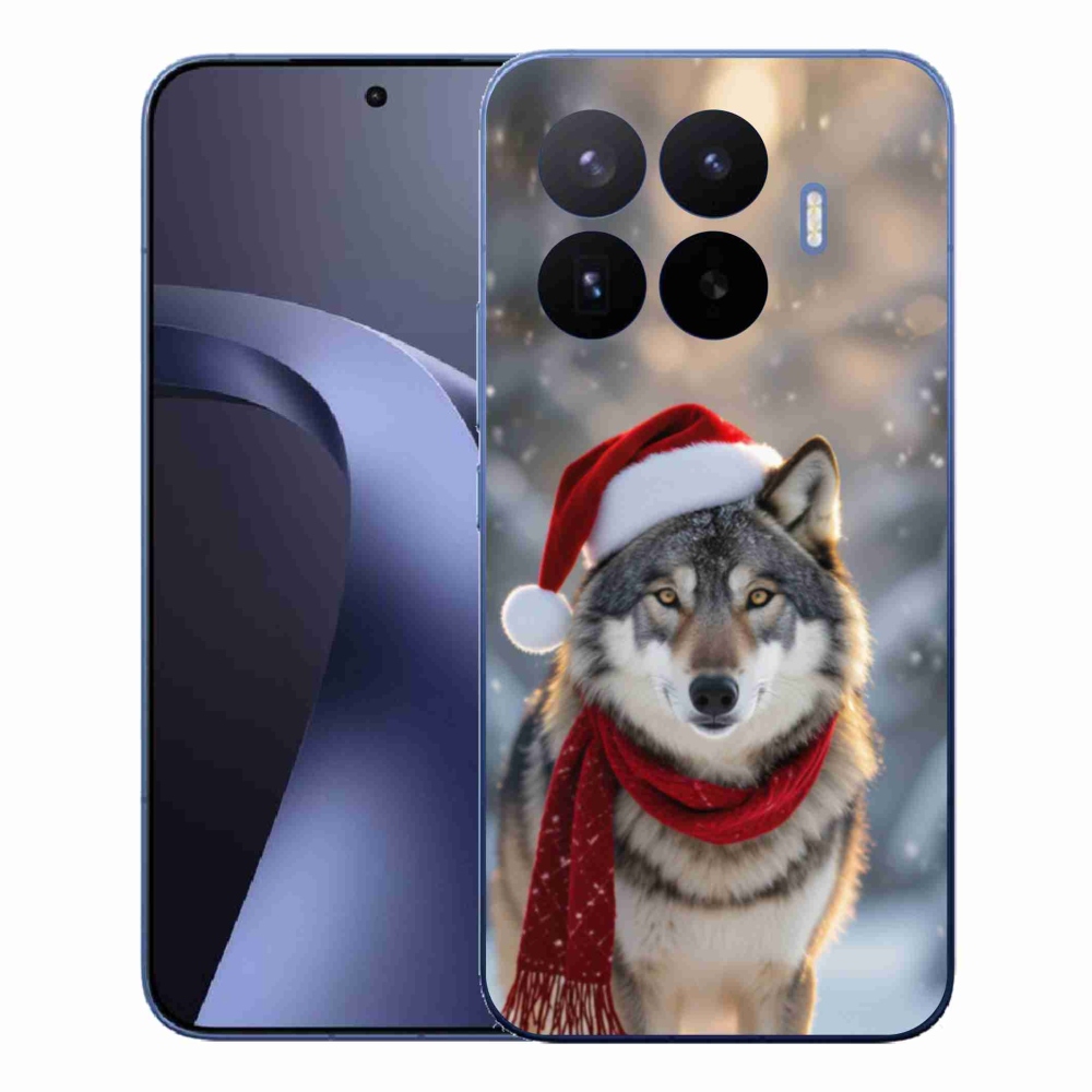 Gelový kryt mmCase na Xiaomi 17T Pro - vánoční vlk