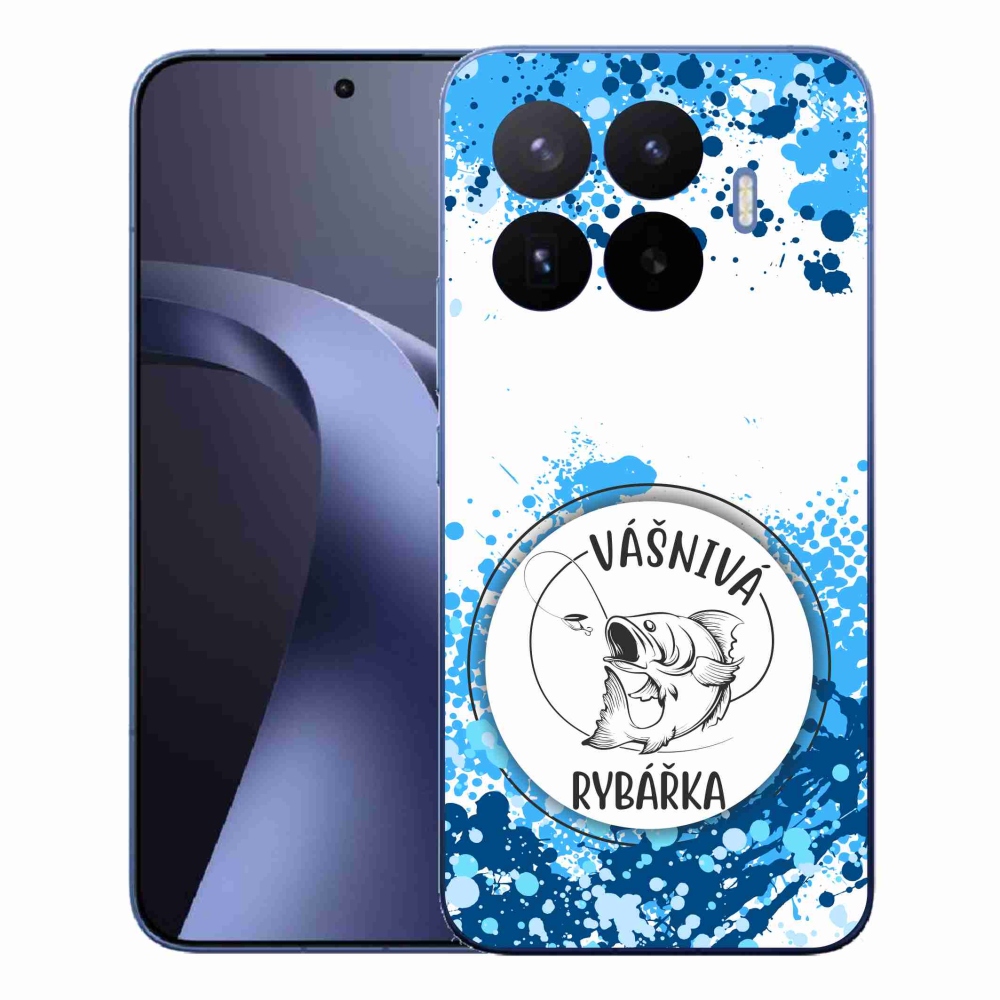 Gelový kryt mmCase na Xiaomi 17T Pro - vášnivá rybářka bílé pozadí