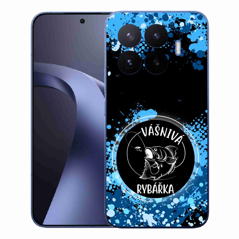 Gelový kryt mmCase na Xiaomi 17T Pro - vášnivá rybářka černé pozadí