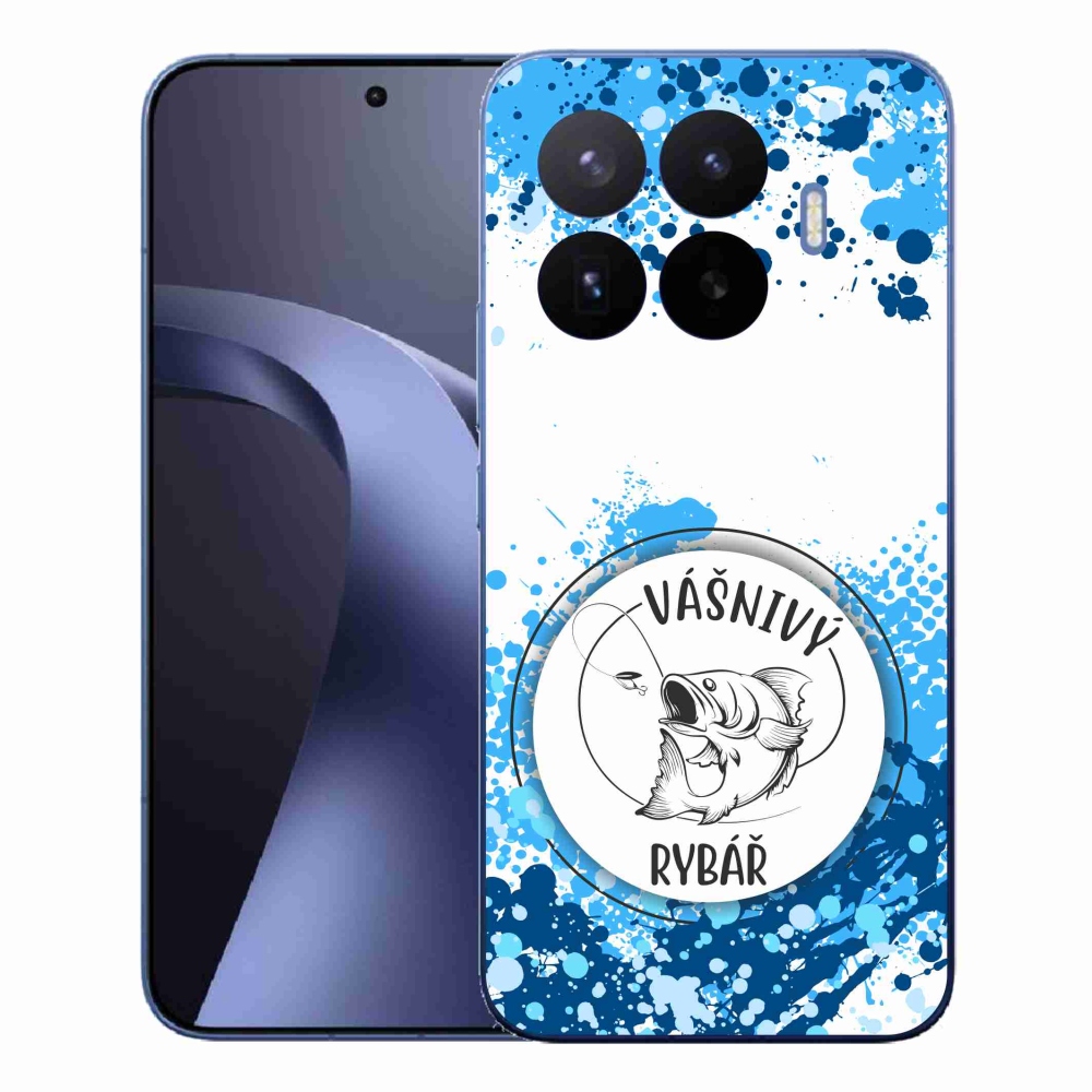 Gelový kryt mmCase na Xiaomi 17T Pro - vášnivý rybář bílé pozadí