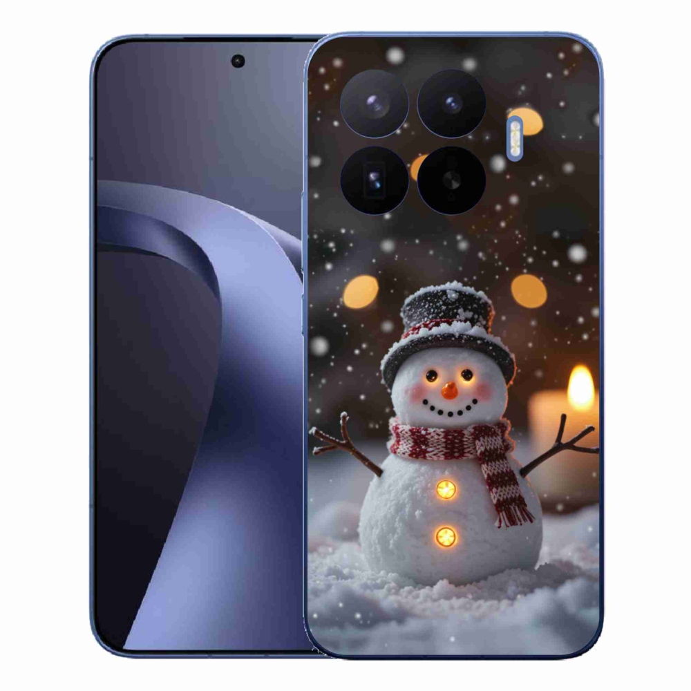 Gelový kryt mmCase na Xiaomi 17T Pro - veselý sněhulák