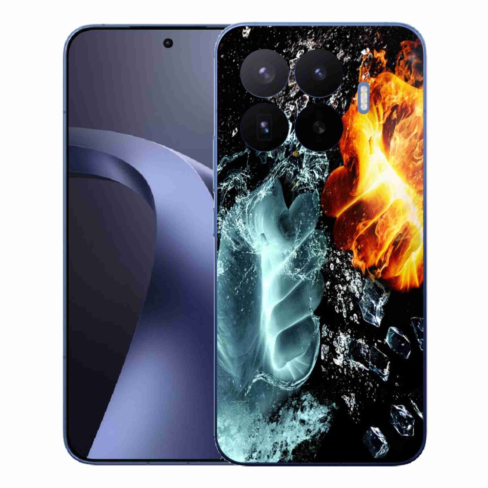 Gelový kryt mmCase na Xiaomi 17T Pro - voda a oheň