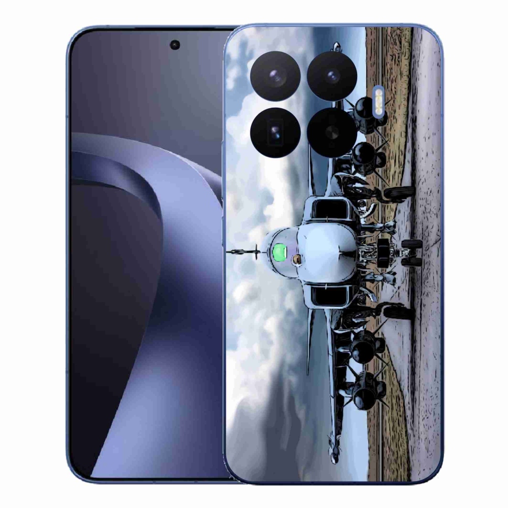 Gelový kryt mmCase na Xiaomi 17T Pro - vojenské letadlo