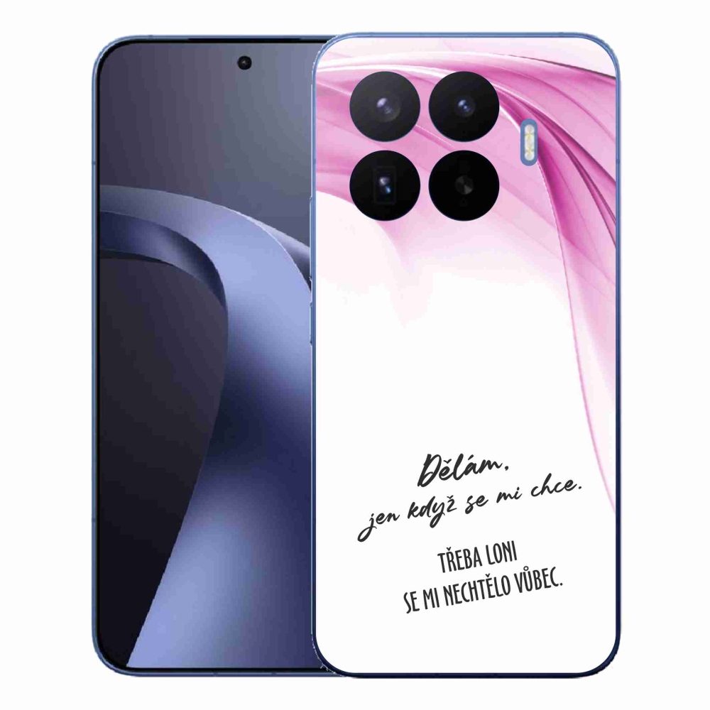 Gelový kryt mmCase na Xiaomi 17T Pro - vtipný text 12 bílé pozadí