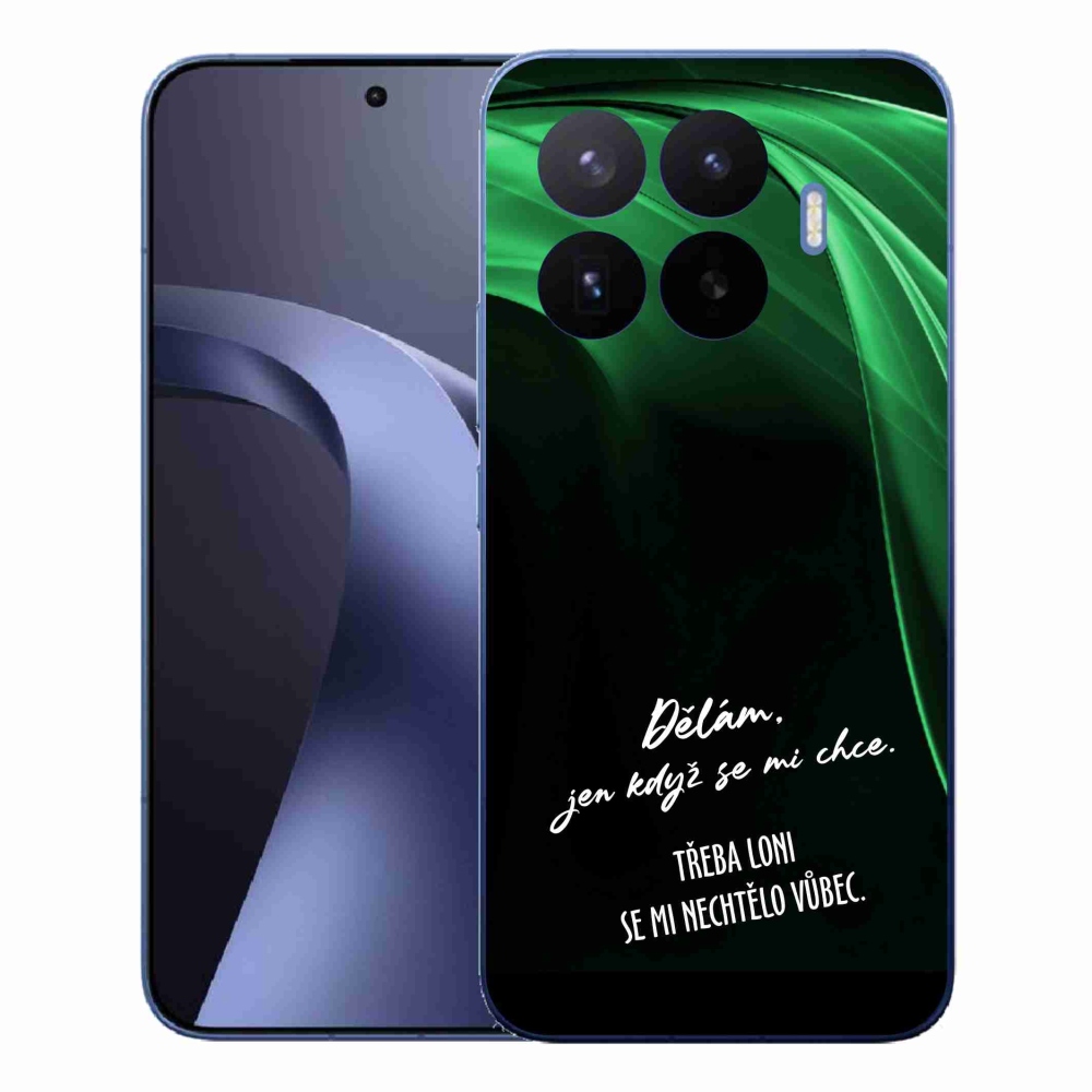 Gelový kryt mmCase na Xiaomi 17T Pro - vtipný text 12 černé pozadí