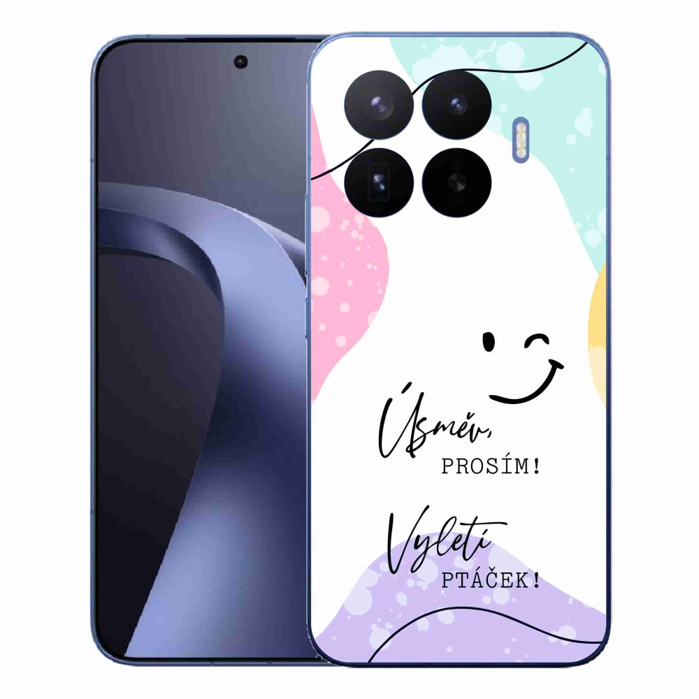 Gelový kryt mmCase na Xiaomi 17T Pro - vtipný text 4 bílé pozadí
