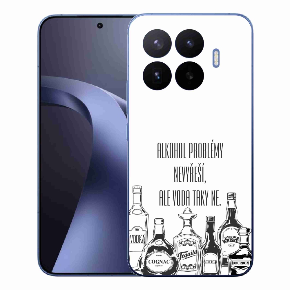 Gelový kryt mmCase na Xiaomi 17T Pro - vtipný text bílé pozadí