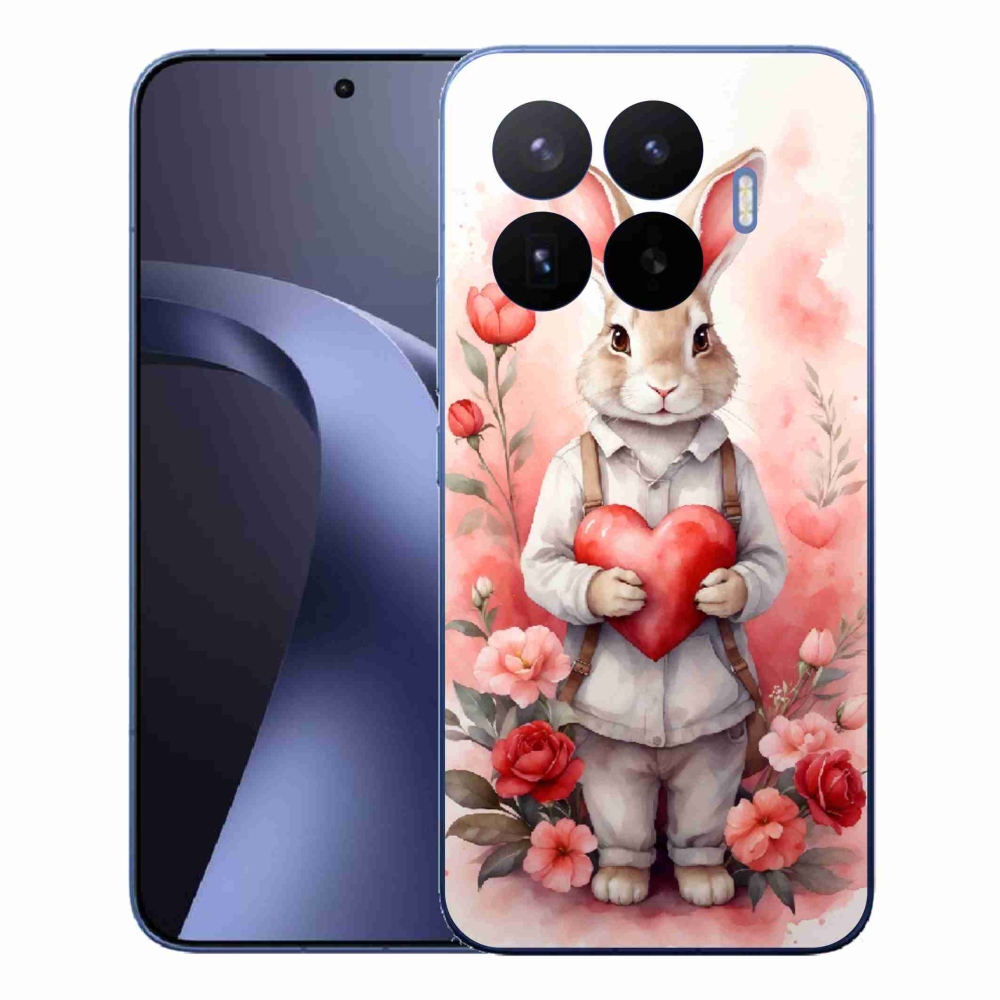 Gelový kryt mmCase na Xiaomi 17T Pro - zajíc se srdíčkem