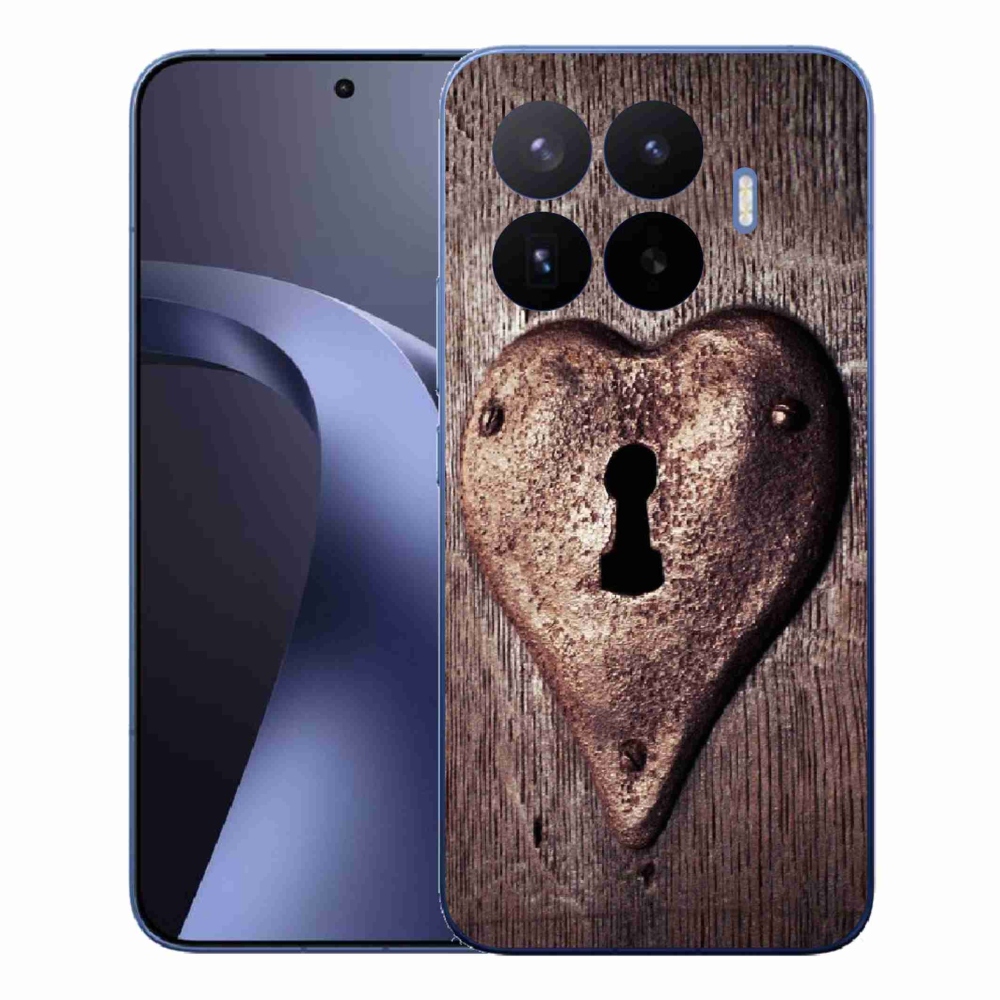 Gelový kryt mmCase na Xiaomi 17T Pro - zámek ve tvaru srdce
