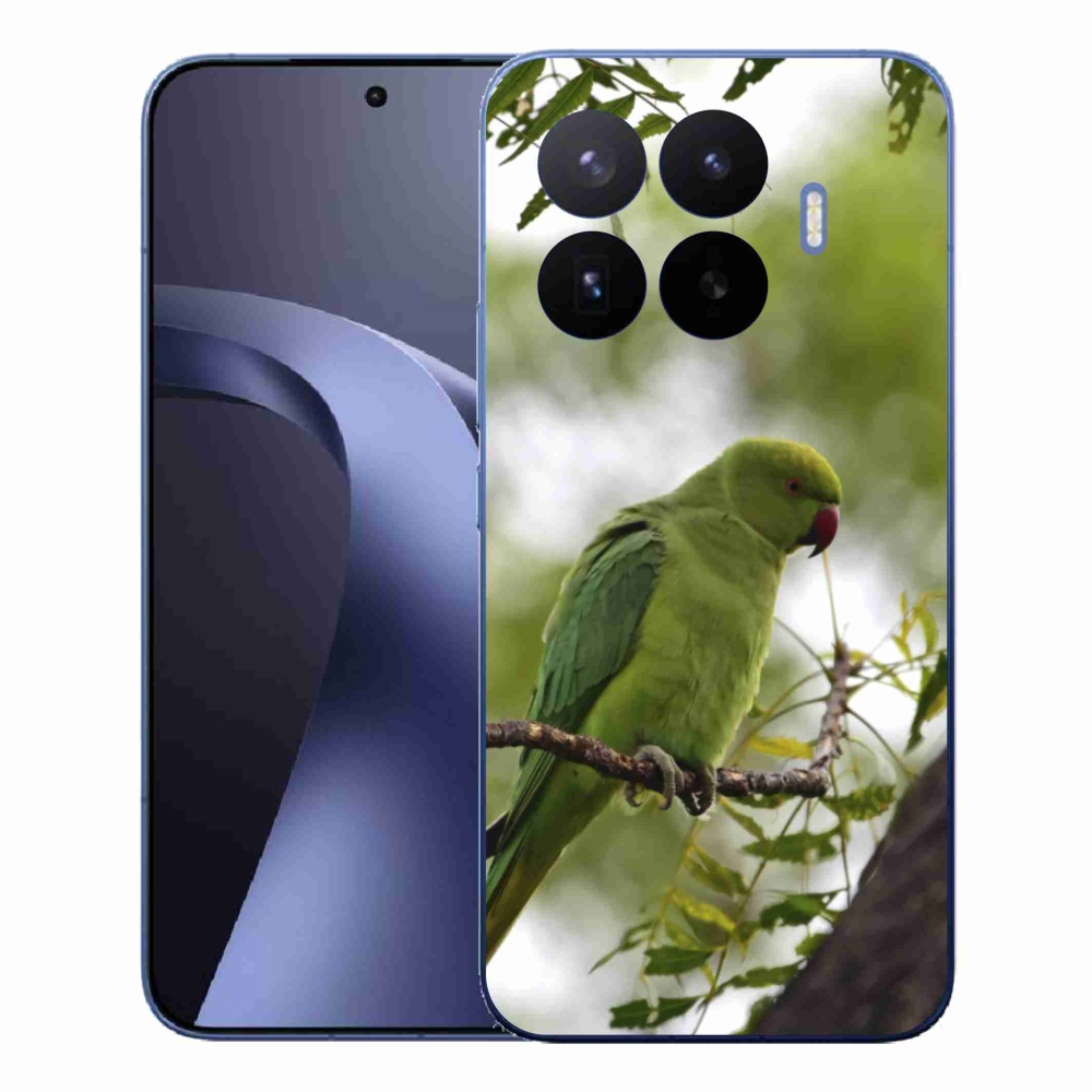 Gelový kryt mmCase na Xiaomi 17T Pro - zelený papoušek