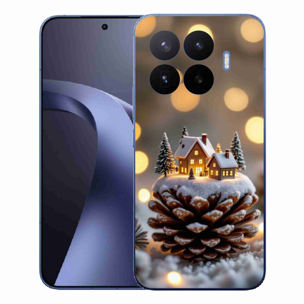 Gelový kryt mmCase na Xiaomi 17T Pro - zimní vesnička