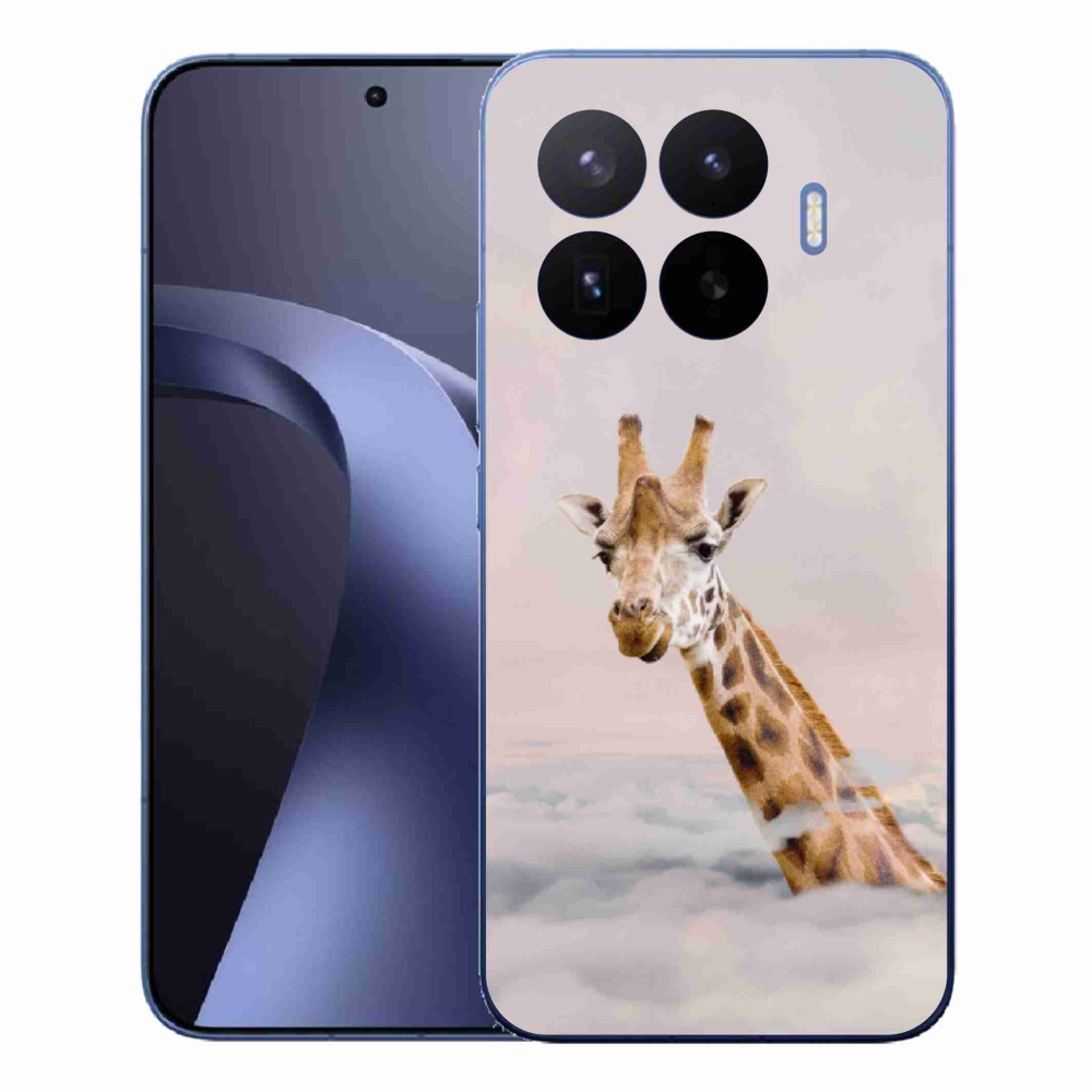 Gelový kryt mmCase na Xiaomi 17T Pro - žirafa v oblacích