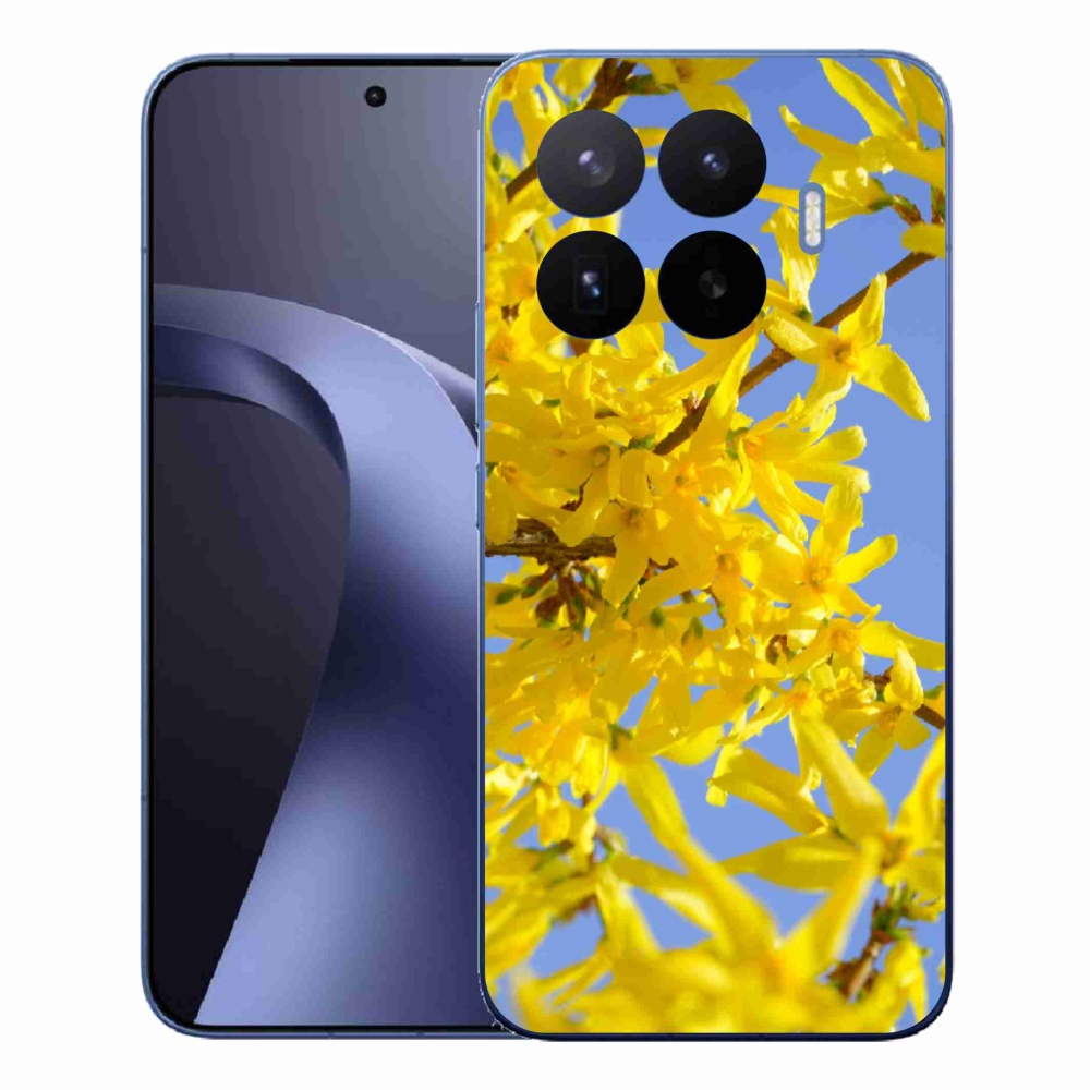 Gelový kryt mmCase na Xiaomi 17T Pro - žluté květy