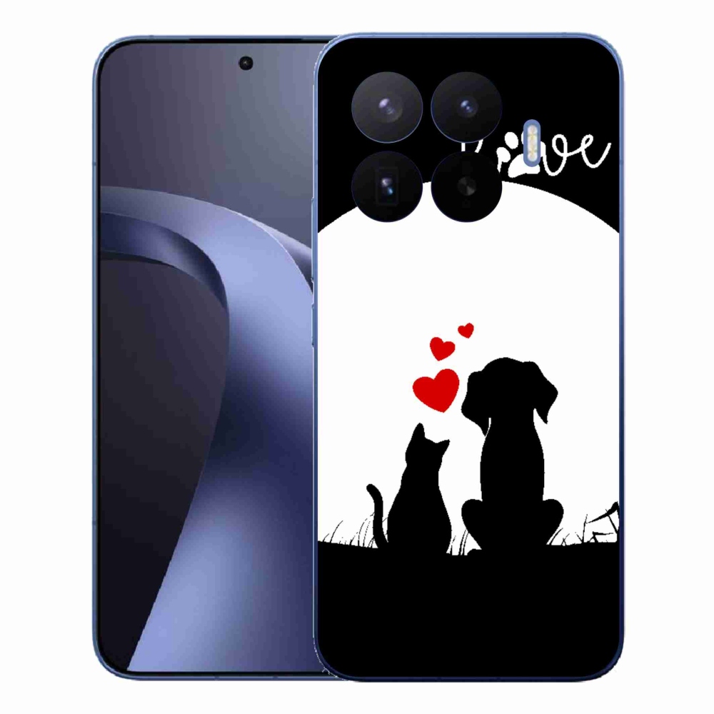 Gelový kryt mmCase na Xiaomi 17T Pro - zvířecí láska