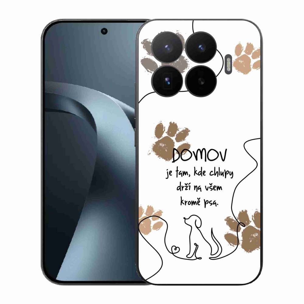 Gelový kryt mmCase na Xiaomi 17T - psí motiv bílé pozadí